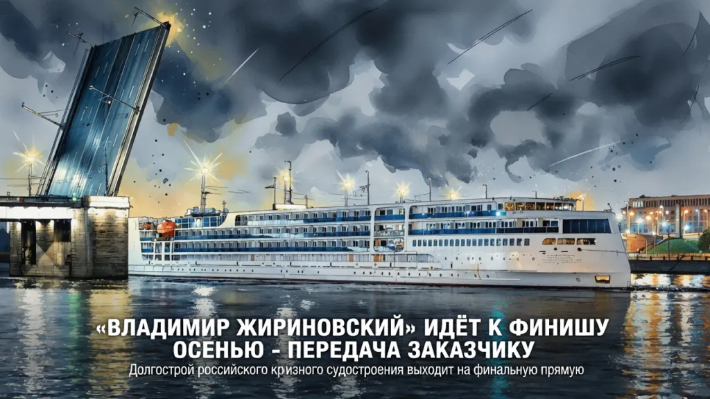 «Владимир Жириновский» идёт к финишу. Осенью - передача заказчику