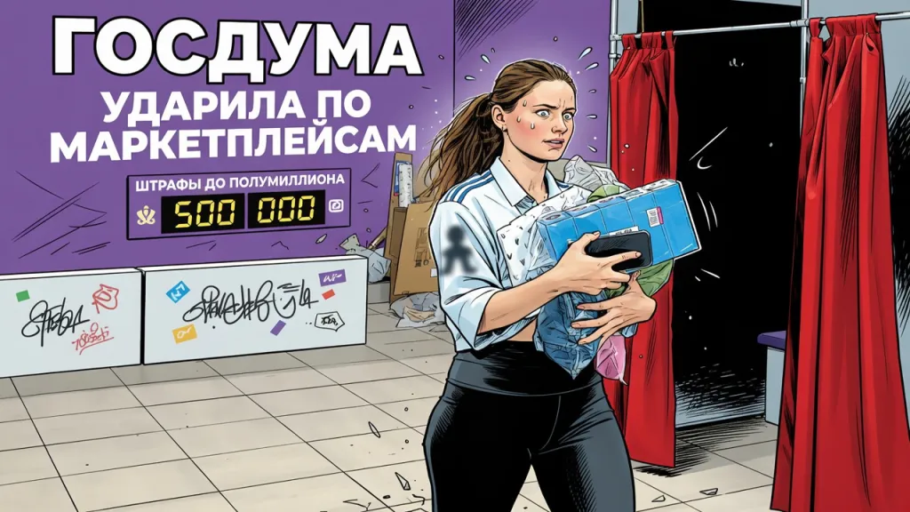 Госдума ударила по маркетплейсам. Штрафы до полумиллиона