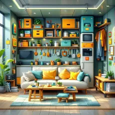 Как организовать хранение вещей: Полный гид для занятых семей и маленьких квартир